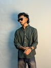 Green Micro Checks Shirt