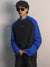 Oversized Black & Blue Full Sleeve TShirt