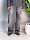 Semi Baggy Charcoal Jeans