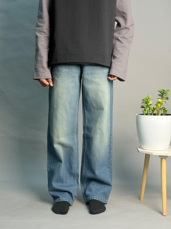 Mid Blue Shade Straight FIt