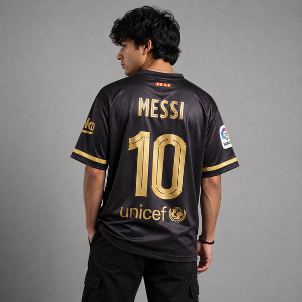 Black Gold Soccer Graphic Jersey (Argentina)
