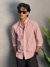 Red & White Checks Shirt