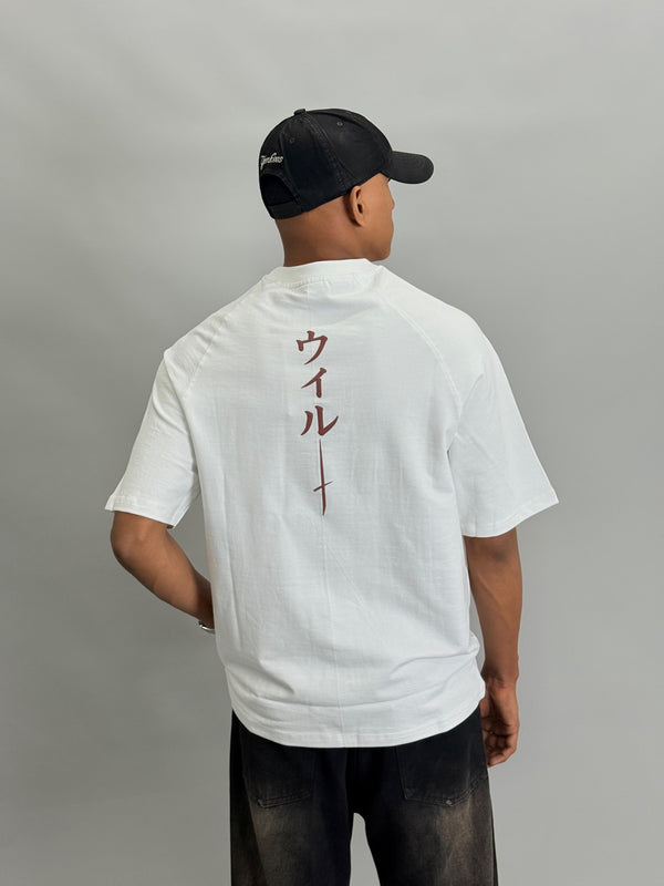 Five Sleeve Printed T-Shirt