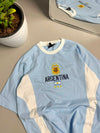 Oversized Embroidery Tshirt (Argentina)