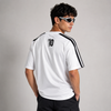 White Light Blue Panel Sport Jersey T-Shirt (Argentina)