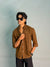 Premium Poly Lycra Shirt [BROWN]
