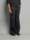 Black Wide Leg Baggy Gurkha Pants