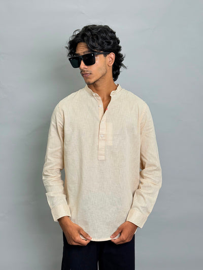 Linen Short Kurta
