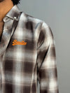 Brown & White Checks Shirt