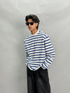 Full sleeve Stripes T-Shirt [BLUE]