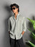 Linen Micro Check Green Shirts