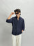 Navy Blue Wrinkle-Free Shirt