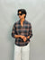 Dark Grey-Brown Checked Shirt
