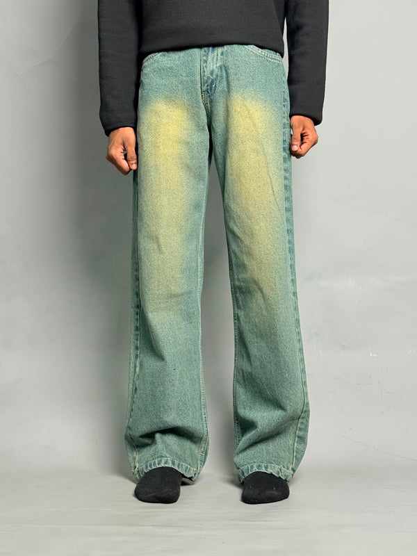 Double Shade Baggy Jeans