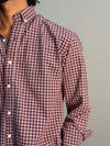 Maroon Checks Shirt
