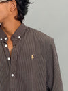 Premium Stripes Shirt [Brown]