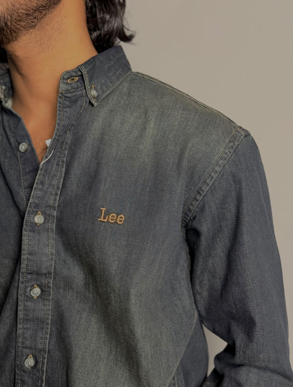 Dark Washed Denim Shirt