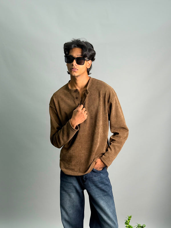 Premium Henley Full Sleeve T-Shirt