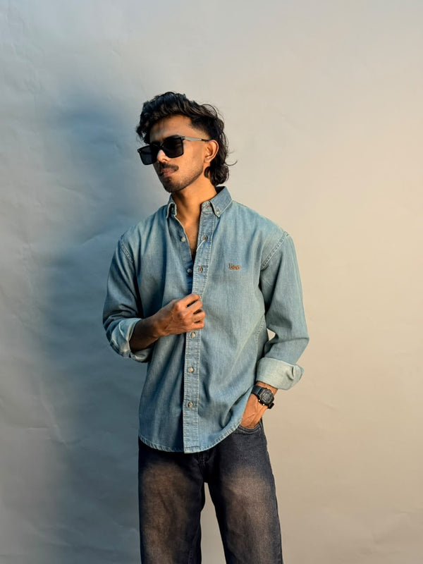 Premium Blue Denim Shirt