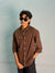Premium Poly Lycra Shirt [BROWN]