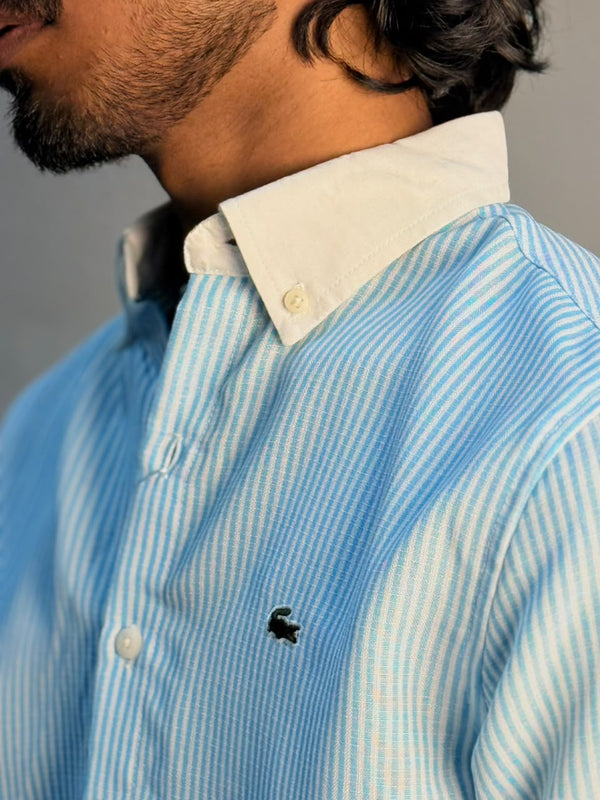 Blue & White Stripe Shirt