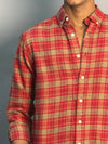 Red & Beige Checkered Shirt
