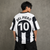 Black White Striped Five-Sleeve Jersey