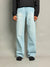 Light Blue Double-Shade Baggy Jeans