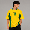 Yellow Green Embroidery T-Shirt (Brazil)