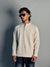 Full Sleeve Henley Tshirt - Stone Beige