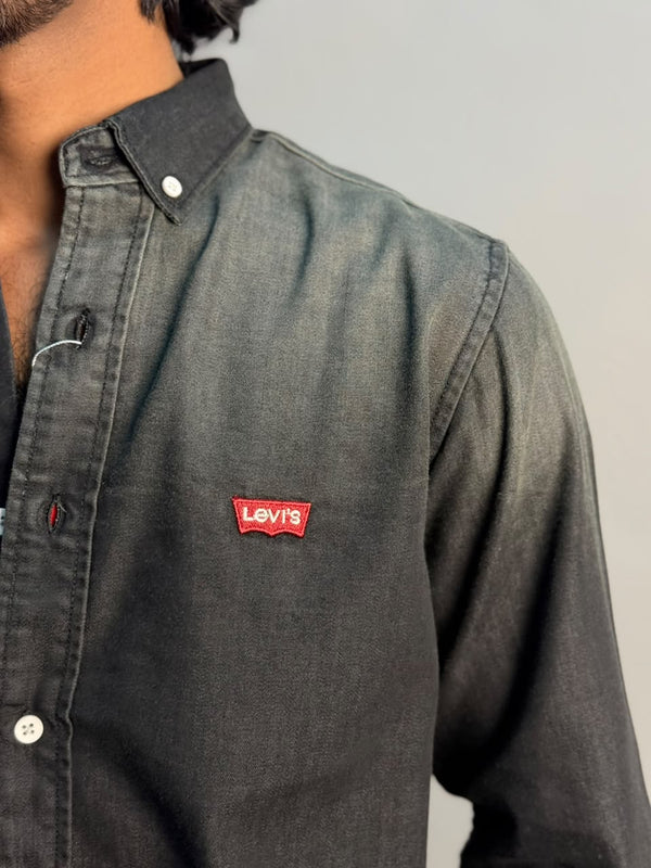 Premium Gradient Denim Shirt