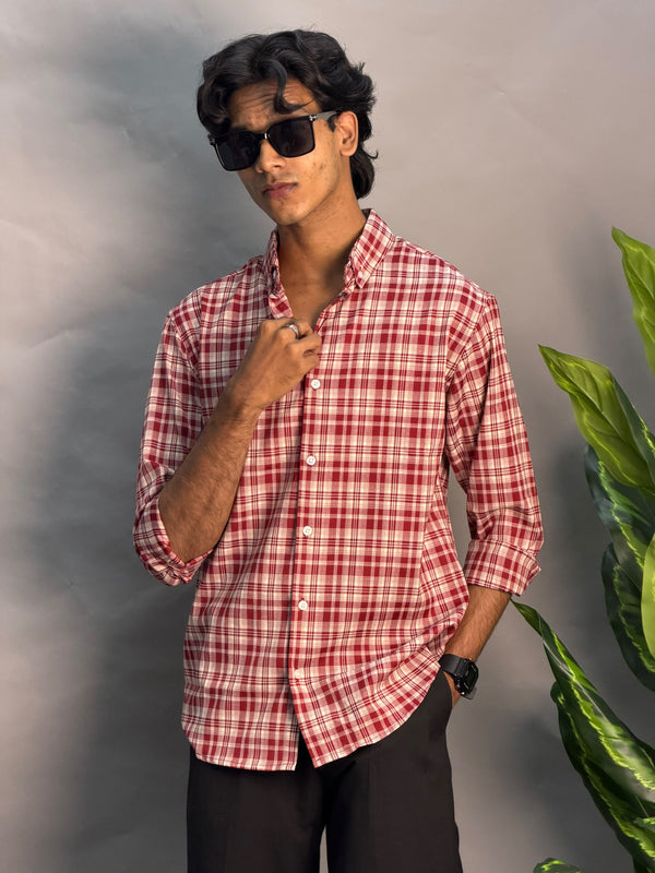 IMP CHECKS SHIRT [RED]