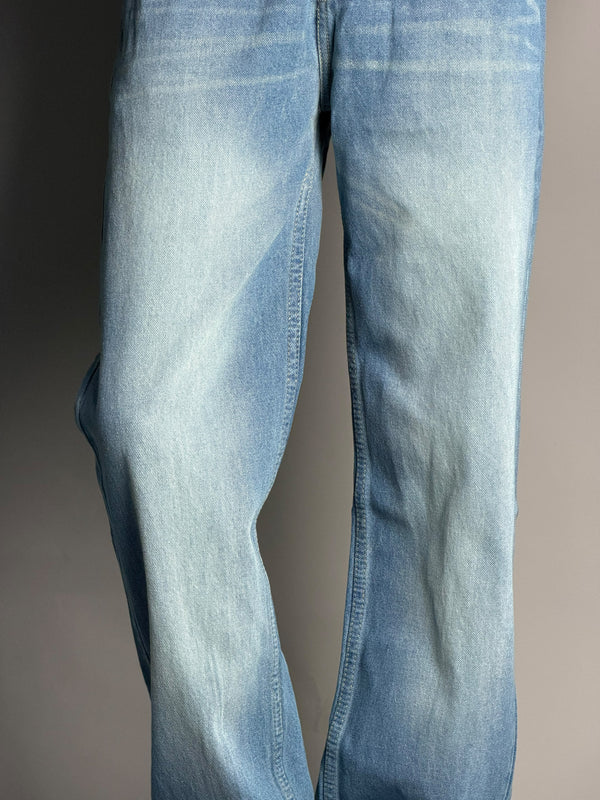 Ice Blue Straight Fit Jeans