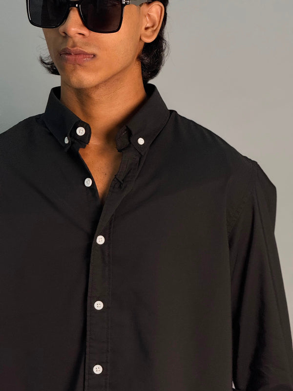 Premium Poly Lycra Shirt [BLACK]