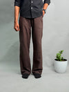 IMP LINEN PANTS [BROWN]
