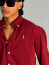 Premium Poly Lycra Shirt [RED]