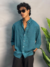 Checks Shirt [Light and Dark Blue]
