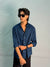 Dark Blue Poly-Lycra Shirt