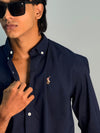 Premium Poly Lycra Shirt [NAVY]