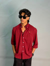 Premium Poly Lycra Shirt [RED]