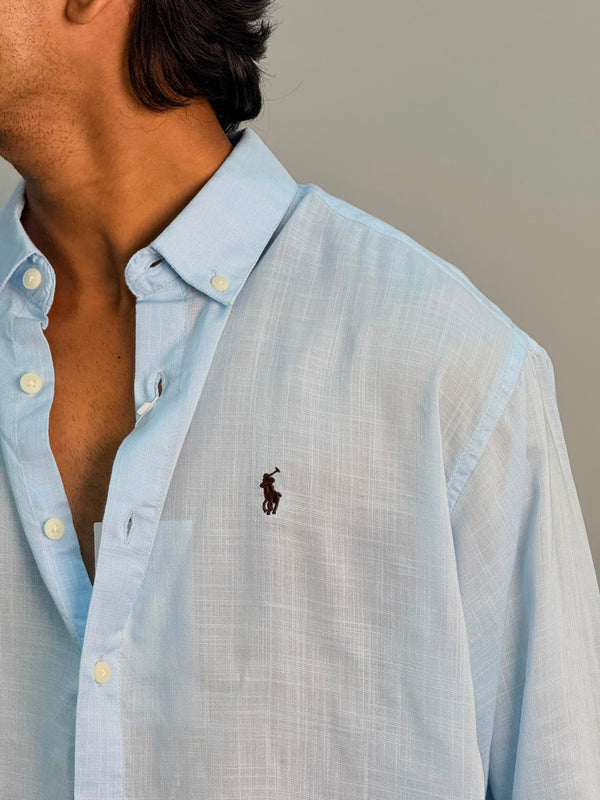 PREMIUM LINEN SHIRT [BLUE]