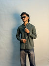 Green & Black Checks Shirt