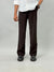 ARMANI SEMI-BOOTCUT PANTS (COFFEE)