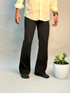 ARMANI BOOTCUT PANTS [BLACK]