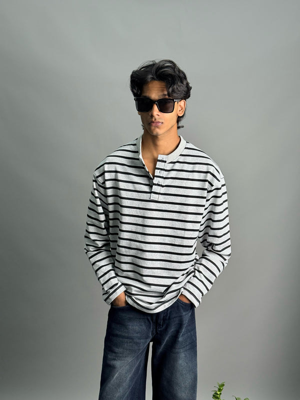Premium Henley Full Sleeve T-Shirt