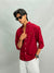 PREMIUM OXFORD PLAIN SHIRT [RED]