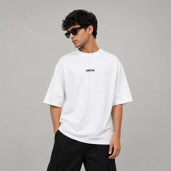 White Pill Graphic Five-Sleeve T-Shirt