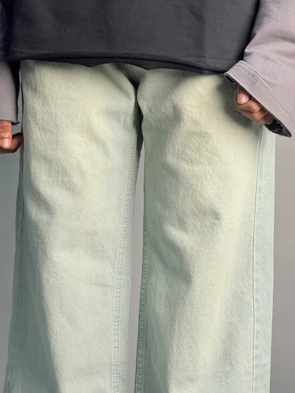 Sage Green Straight Fit