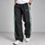 Black Straight Fit Track Pants