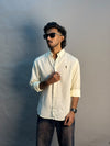 Light Yellow Linen Plain Shirt